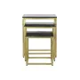 Set of 3 tables DKD Home Decor Black Golden 50 x 35 x 60 cm by DKD Home Decor, Tables - Ref: S3052702, Price: 181,49 €, Disco...