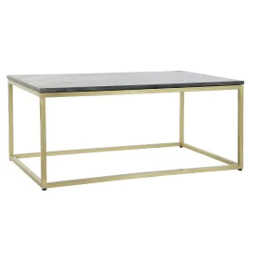 Mesa de Centro DKD Home Decor Preto Dourado Mármore Ferro 100 x 61 x 43 cm de DKD Home Decor, Jogos de móveis - Ref: S3052704...