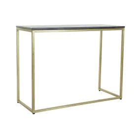 Consola DKD Home Decor 100 x 40 x 77 cm Preto Dourado Mármore Ferro de DKD Home Decor, Jogos de móveis - Ref: S3052706, Preço...