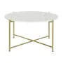 Mesa de Centro DKD Home Decor 81 x 81 x 44 cm Mármore Ferro de DKD Home Decor, Jogos de móveis - Ref: S3052709, Preço: 178,73...