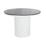 Mesa de Jantar DKD Home Decor Branco Preto Cobre Metal Mármore 110 x 110 x 76 cm de DKD Home Decor, Jogos de móveis - Ref: S3...