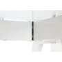 Mesa de Jantar DKD Home Decor Branco Transparente Cristal Madeira MDF 160 x 90 x 75 cm de DKD Home Decor, Jogos de móveis - R...