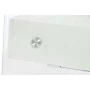 Mesa de Cabeceira DKD Home Decor Branco Transparente Cristal Madeira MDF 50 x 40 x 45,5 cm de DKD Home Decor, Mesinhas de cab...