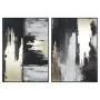 Pintura DKD Home Decor Abstrato Moderno 100 x 4 x 140 cm (2 Unidades) de DKD Home Decor, Impressões sobre tela - Ref: S305279...