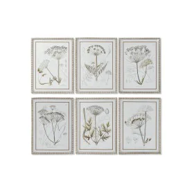 Bild DKD Home Decor Moderne Botanische Pflanzen 45 x 2,5 x 60 cm (6 Stück) von DKD Home Decor, Leinwanddrucke - Ref: S3052819...