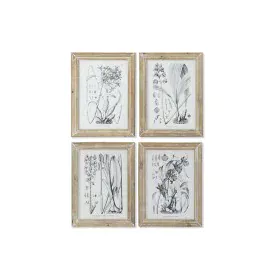 Bild DKD Home Decor Moderne Botanische Pflanzen 30 x 2 x 40 cm (4 Stück) von DKD Home Decor, Leinwanddrucke - Ref: S3052820, ...