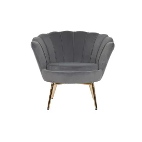 Armchair DKD Home Decor Grey Golden Metal 85 x 85 x 91 cm by DKD Home Decor, Chairs - Ref: S3052842, Price: 197,17 €, Discoun...