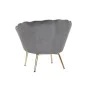 Siège DKD Home Decor Gris Doré Métal 85 x 85 x 91 cm de DKD Home Decor, Chaises - Réf : S3052842, Prix : 197,17 €, Remise : %