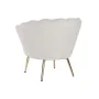 Siège DKD Home Decor Crème Doré Velours Métal 85 x 85 x 81 cm de DKD Home Decor, Chaises - Réf : S3052843, Prix : 230,03 €, R...