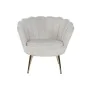 Armchair DKD Home Decor Cream Golden Velvet Metal 85 x 85 x 81 cm by DKD Home Decor, Chairs - Ref: S3052843, Price: 207,03 €,...