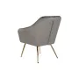 Armchair DKD Home Decor Golden Dark grey Metal 74 x 74 x 90 cm by DKD Home Decor, Chairs - Ref: S3052847, Price: 189,43 €, Di...