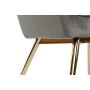 Poltrona DKD Home Decor Dourado Cinzento escuro Metal 74 x 74 x 90 cm de DKD Home Decor, Cadeiras - Ref: S3052847, Preço: 189...