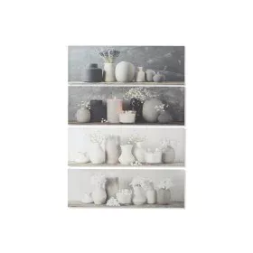 Painting DKD Home Decor Vase Scandinavian 135 x 2,5 x 45 cm (4 Units) by DKD Home Decor, Prints on Canvas - Ref: S3052869, Pr...