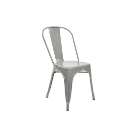 Chaise DKD Home Decor Gris Métal 53 x 45 x 85 cm de DKD Home Decor, Chaises - Réf : S3052878, Prix : 51,81 €, Remise : %