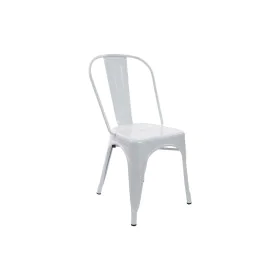 Chair DKD Home Decor White Metal 53 x 45 x 85 cm by DKD Home Decor, Chairs - Ref: S3052879, Price: 51,81 €, Discount: %