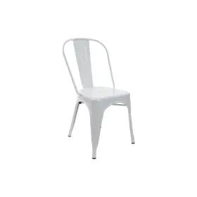 Chaise DKD Home Decor Blanc Métal 53 x 45 x 85 cm de DKD Home Decor, Chaises - Réf : S3052879, Prix : 51,81 €, Remise : %