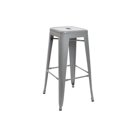 Taburete DKD Home Decor 43 x 43 x 76 cm Gris Metal de DKD Home Decor, Taburetes - Ref: S3052882, Precio: 39,25 €, Descuento: %