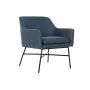 Fauteuil DKD Home Decor Bleu Noir Métal 66 x 62 x 75 cm de DKD Home Decor, Chaises - Réf : S3052892, Prix : 163,51 €, Remise : %