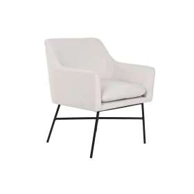 Fauteuil DKD Home Decor Beige Métal 66 x 62 x 75 cm de DKD Home Decor, Chaises - Réf : S3052893, Prix : 163,51 €, Remise : %