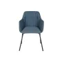 Chaise DKD Home Decor Bleu Noir 59,5 x 60,5 x 78 cm de DKD Home Decor, Chaises - Réf : S3052895, Prix : 92,12 €, Remise : %