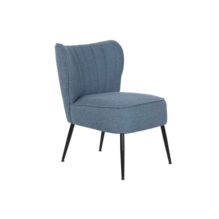 Armchair DKD Home Decor Blue Metal 55 x 64 x 72,5 cm by DKD Home Decor, Chairs - Ref: S3052898, Price: 115,13 €, Discount: %