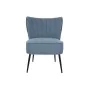 Armchair DKD Home Decor Blue Metal 55 x 64 x 72,5 cm by DKD Home Decor, Chairs - Ref: S3052898, Price: 115,13 €, Discount: %