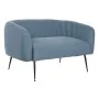 Sofá DKD Home Decor Azul Negro Espuma Madera Metal Terciopelo Scandi 129 x 75 x 73 cm de DKD Home Decor, Sofás - Ref: S305290...