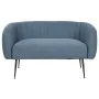 Sofá DKD Home Decor Azul Preto Espuma Madeira Metal Veludo Scandi 129 x 75 x 73 cm de DKD Home Decor, Sofás - Ref: S3052901, ...