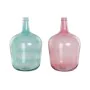 Vaso DKD Home Decor Verde Rosa Vetro Temperato 25 x 25 x 40 cm (2 Unità) di DKD Home Decor, Vasi - Rif: S3052907, Prezzo: 39,...