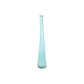 Vase DKD Home Decor 18 x 18 x 120 cm Sky blue Tempered Glass by DKD Home Decor, Vases - Ref: S3052911, Price: 76,31 €, Discou...