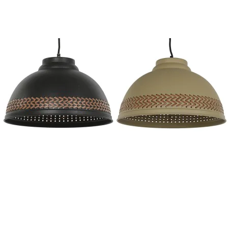 Ceiling Light DKD Home Decor Brown Black Cream Metal 50 W 39 x 39 x 22 cm (2 Units) by DKD Home Decor, Ceiling Lights - Ref: ...