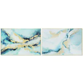 Cadre DKD Home Decor 80 x 2,5 x 120 cm Abstrait Moderne (2 Unités) de DKD Home Decor, Impressions sur toile - Réf : S3052945,...