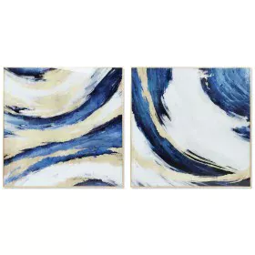 Painting DKD Home Decor 100 x 2,5 x 100 cm Abstract Modern (2 Units) by DKD Home Decor, Prints on Canvas - Ref: S3052946, Pri...