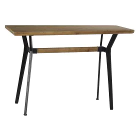 Console DKD Home Decor Black Natural Metal Fir 120 x 40 x 81 cm by DKD Home Decor, Tables - Ref: S3052963, Price: 89,87 €, Di...