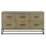 Credenza DKD Home Decor Nero Naturale Metallo Legno MDF 120 x 40 x 64 cm di DKD Home Decor, Credenze e buffet - Rif: S3052977...