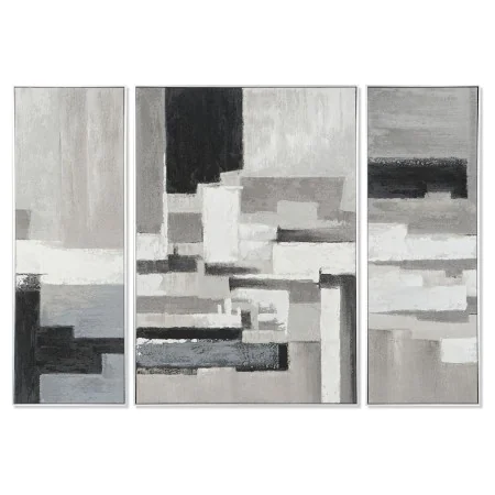 Conjunto de 3 quadros DKD Home Decor Abstrato Moderno 140 x 3,5 x 100 cm de DKD Home Decor, Impressões sobre tela - Ref: S305...