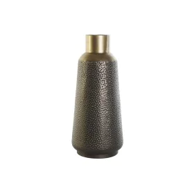 Vase DKD Home Decor Grey Golden Dark grey Metal Modern 25 x 25 x 56,5 cm by DKD Home Decor, Vases - Ref: S3053046, Price: 42,...