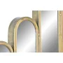 Wall mirror DKD Home Decor Golden Metal Crystal 89,5 x 3,5 x 90 cm by DKD Home Decor, Wall-Mounted Mirrors - Ref: S3053048, P...