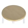 Conjunto de mesa com 2 cadeiras DKD Home Decor Metal Madeira MDF 80 x 50 x 84 cm de DKD Home Decor, Jogos de móveis - Ref: S3...