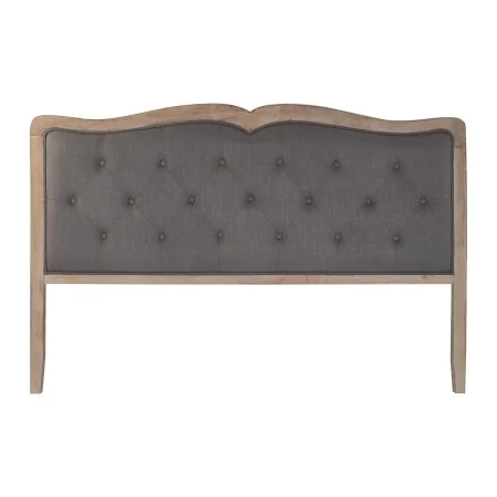 Headboard DKD Home Decor Dark grey Rubber wood 160 x 10 x 120 cm by DKD Home Decor, Beds, structures and bases - Ref: S305306...