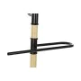 Galán de Noche DKD Home Decor Negro Natural Metal Madera de caucho 47 x 28 x 111 cm de DKD Home Decor, Galanes - Ref: S305307...