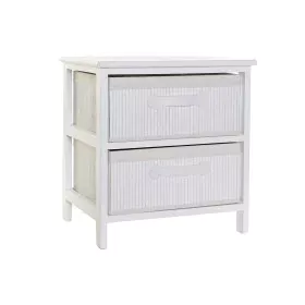 Chest of drawers DKD Home Decor White Bamboo Paolownia wood 42 x 32 x 45 cm by DKD Home Decor, Chest of Drawers - Ref: S30530...