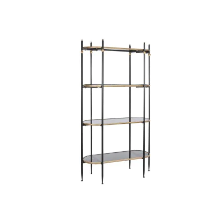 Shelves DKD Home Decor Black Golden Metal Crystal 103 x 42 x 180 cm (1) by DKD Home Decor, Standing Shelf Units - Ref: S30531...