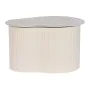 Mesa de apoio Home ESPRIT Branco Bege Marrom claro Metal Cerâmica 70 x 46 x 38 cm de Home ESPRIT, Jogos de móveis - Ref: S305...