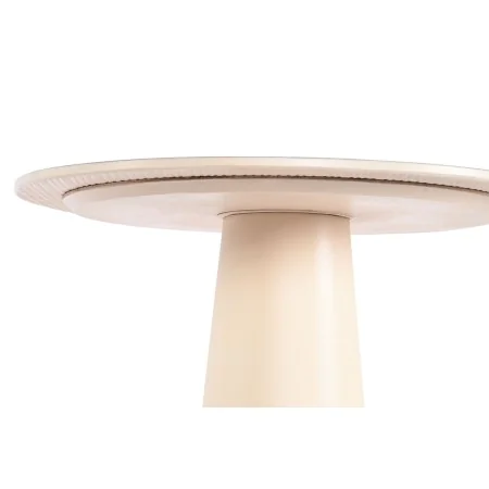 Table d'appoint Home ESPRIT Blanc Beige Marron Clair Métal Céramique 40 x 40 x 72 cm de Home ESPRIT, Tables - Réf : S3053128,...