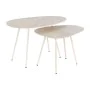 Jeu de 2 tables Home ESPRIT Blanc Beige Marron Clair 73 x 43 x 45 cm de Home ESPRIT, Tables - Réf : S3053129, Prix : 100,58 €...