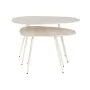 Jeu de 2 tables Home ESPRIT Blanc Beige Marron Clair 73 x 43 x 45 cm de Home ESPRIT, Tables - Réf : S3053129, Prix : 100,58 €...