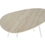 Conjunto de 2 mesas Home ESPRIT Branco Bege Marrom claro 73 x 43 x 45 cm de Home ESPRIT, Jogos de móveis - Ref: S3053129, Pre...