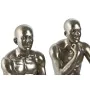 Decorative Figure Home ESPRIT Golden Silver 19 x 13,5 x 22 cm (2 Units) by Home ESPRIT, Ornaments - Ref: S3053139, Price: 43,...