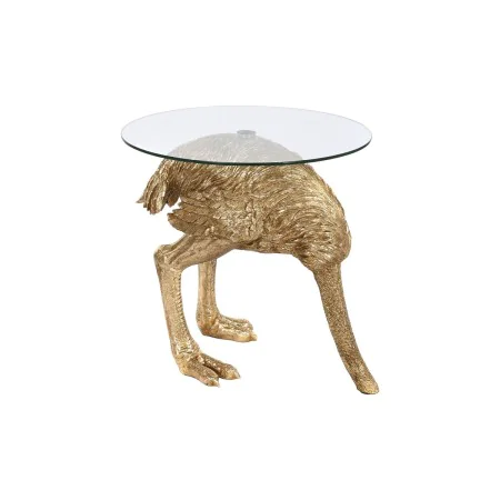 Petite Table d'Appoint Home ESPRIT Doré Résine Verre 60 x 60 x 62 cm de Home ESPRIT, Tables - Réf : S3053140, Prix : 222,60 €...